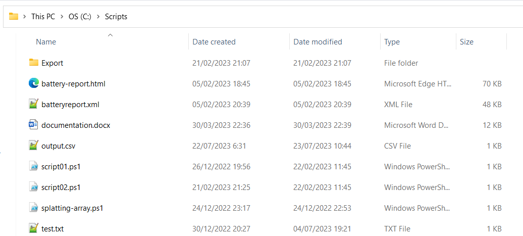 source folder