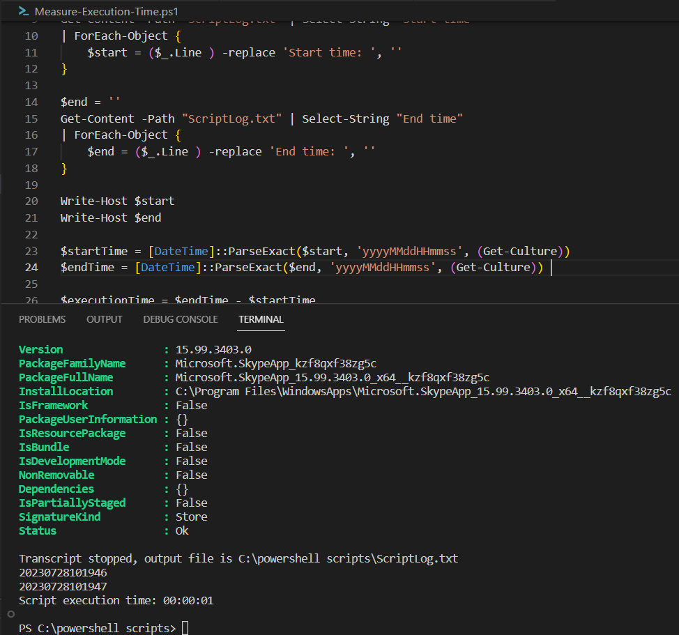 How to Measure Execution Time of PowerShell Script - ByteInTheSky